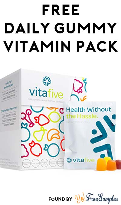 FREE Daily Gummy Vitamin Pack At 1PM EST / Noon CST / 10AM PST (Facebook / Not Mobile Friendly)