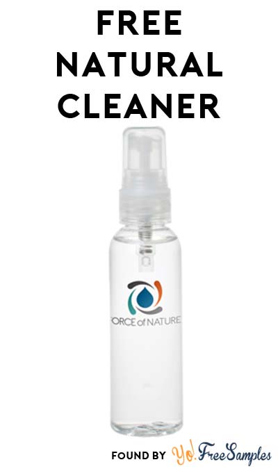 FREE 2oz Force Of Nature All-purpose Cleaner Sample