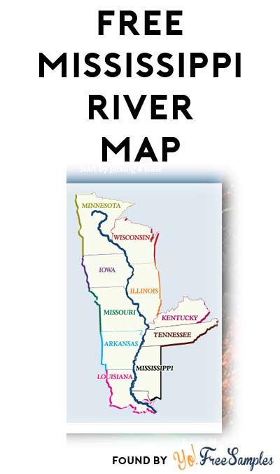FREE Great River Road 10-State Mississippi River Map