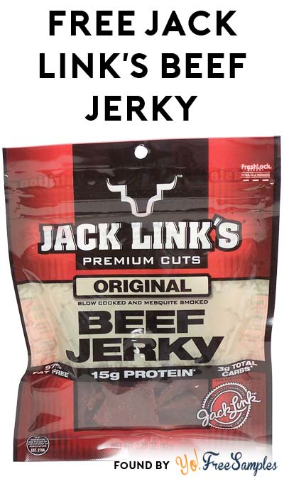 FREE Jack Link’s Original Beef Jerky (Email Confirmation Required)