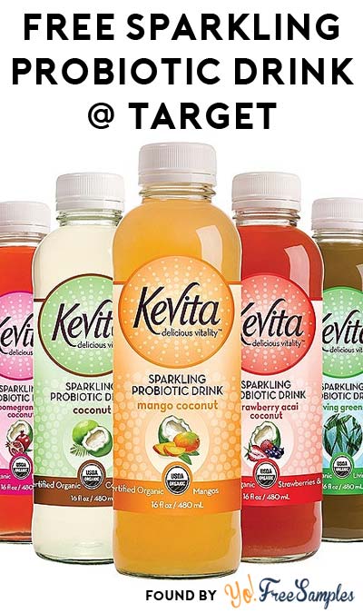 FREE Kevita Sparkling Probiotic Drinks at Target (Coupon Required)