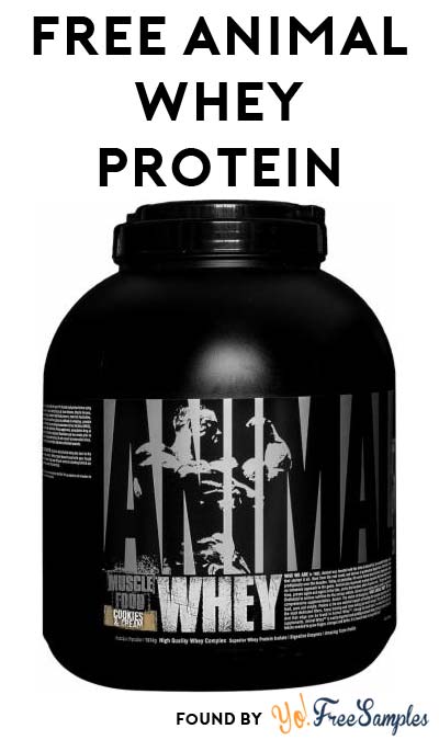 FREE Universal Nutrition Animal Whey Protein Sample
