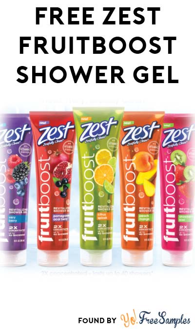 FREE Zest Fruitboost Shower Gel (MobiSave)