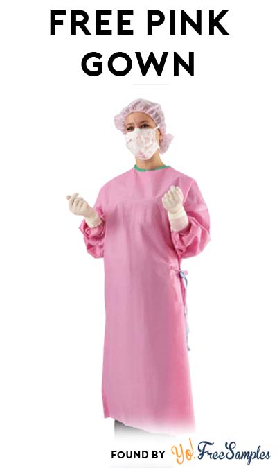 FREE Pink Breast Cancer Surgical Gown
