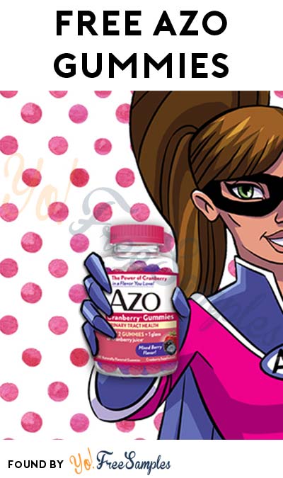 FREE Azo Cranberry Gummies (Survey Required)