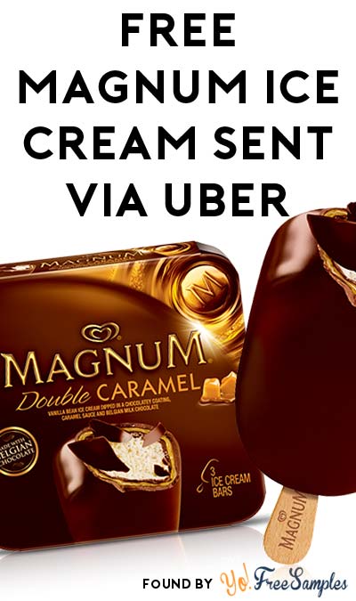 FREE Magnum Ice Cream From Uber Tomorrow (7/15) From 11AM-3PM (Select Cities Only)