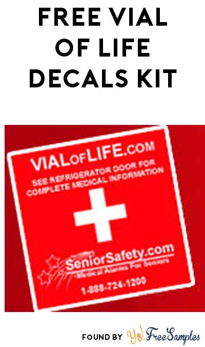 FREE Vial Of Life Decals