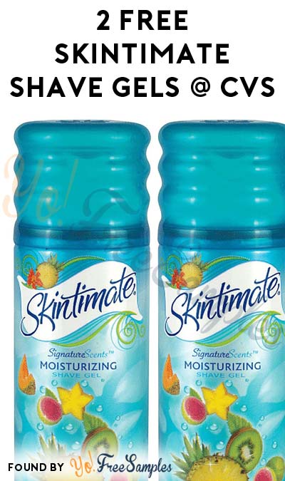 2 FREE Skintimate Moisturizing Shave Gels At CVS (Coupon Required)