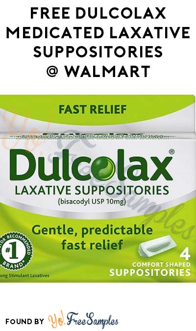 4 FREE Dulcolax Medicated Laxative Suppositories At Walmart (Coupon + Ibotta Required)