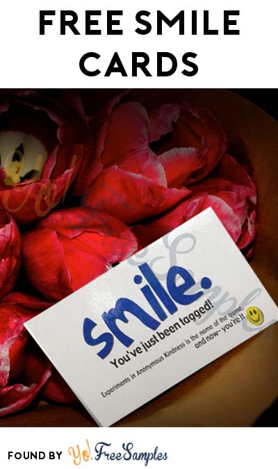 FREE Acts Of Kindness Smile Cards