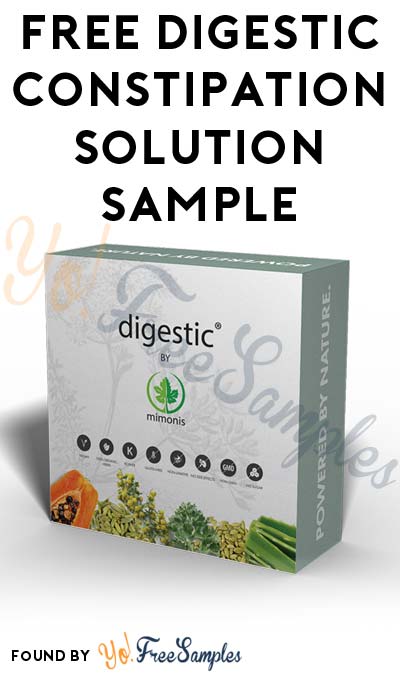 FREE Digestic by Mimonis Constipation Solution Sample Pack