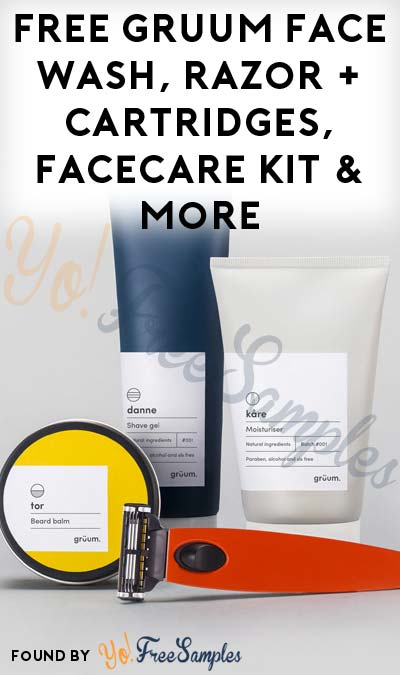 FREE Gruum Face Wash, Razor + Cartridges, Facecare Kit & More For Referring Friends