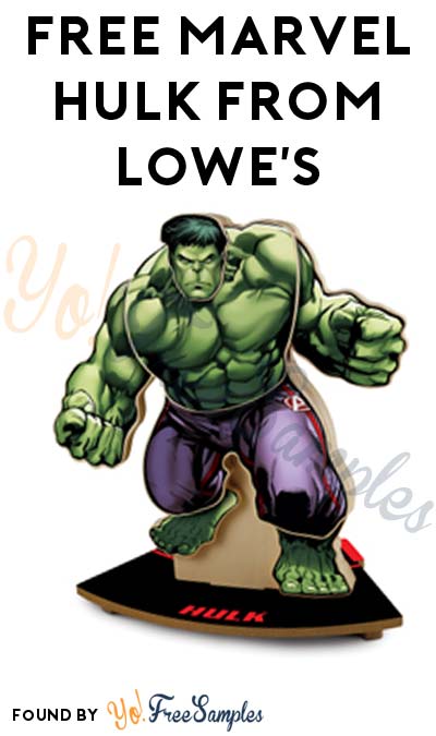 Registration Open: FREE Marvel Hulk From Lowe’s Build & Grow Clinic