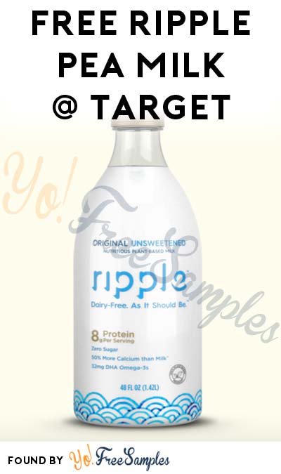 FREE Ripple Pea Milk Bottle At Target (Coupon & Ibotta Required)