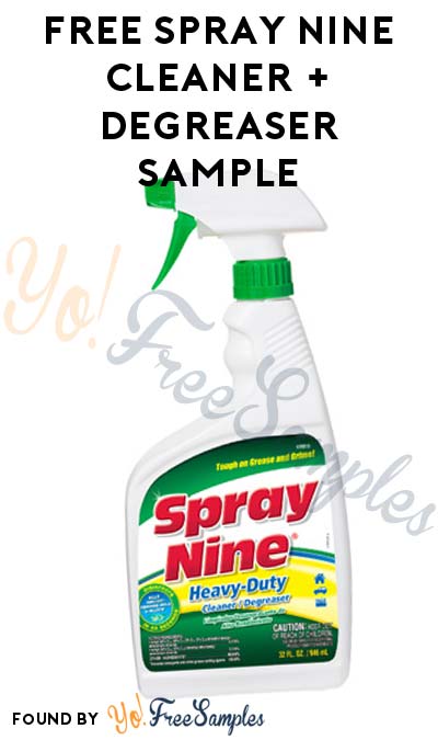 FREE Spray Nine Heavy-Duty Cleaner + Degreaser Sample Or $3 Coupon [Verified Received By Mail]