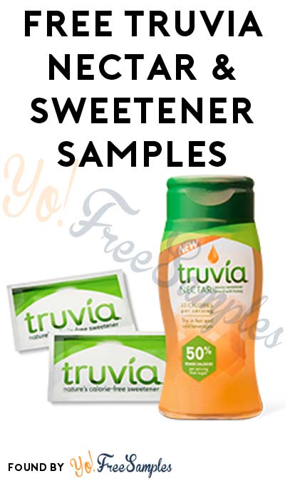FREE Truvía Nectar & Truvía Zero-Calorie Natural Sweetener Sachets & Coupon (3 Question Survey Required) [Verified Received By Mail]