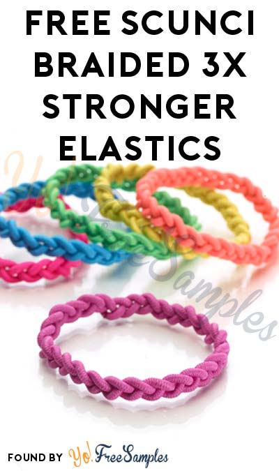 FREE scünci Braided 3X Stronger Elastics Sample (Email Confirmation Required)