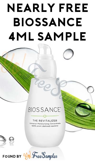 Nearly FREE Biossance Weightless Plant-Based Moisturizer 4ml Sample Bottle ($1 Shipping) [Verified Received By Mail]