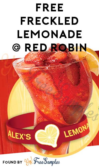 FREE Freckled Lemonade At Red Robin On August 20th 2016