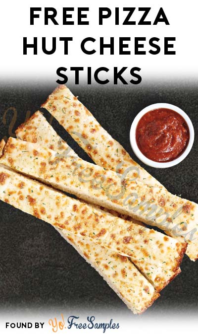 FREE Pizza Hut Cheese Sticks Coupon With Online Order (Must Join Hut Lovers Loyalty Club)