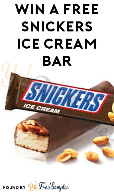 Enter Daily: Win FREE Snickers Ice Cream Coupon Or Cash (Texting Required)