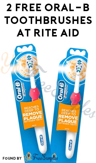 2 FREE Oral-B Pro-Health Toothbrushes At Rite Aid (Coupon Required)