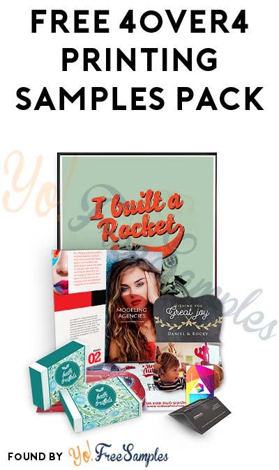FREE 4over4 Printing Samples Pack (Company Name Required) [Verified Received By Mail]