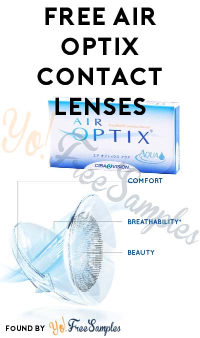 FREE Air Optix Contact Lenses Coupon