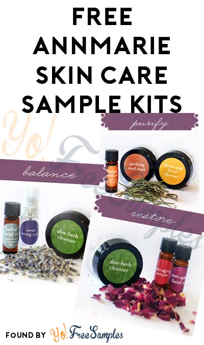FREE Aloe-Herb Cleanser, Facial Oil, Toning Mist, Mud Mask & Other Annmarie Skin Care Samples