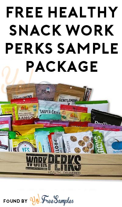 FREE Healthy Snack Work Perks Sample Package (Company Name Required)
