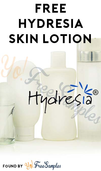 FREE Hydresia Skin Lotion (Cosmetic Businesses Only)