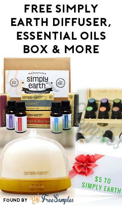 FREE Simply Earth Diffuser, Essential Oils Box & More For Referring Friends (Email Confirmation Required) [Verified Received By Mail]