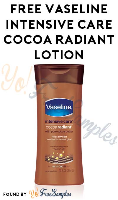 FREE Vaseline Intensive Care Cocoa Radiant Lotion From Family Dollar On September 2nd At 12PM EST / 11AM CST / 9AM PST (Facebook / Not Mobile Friendly) [Verified Received By Mail]