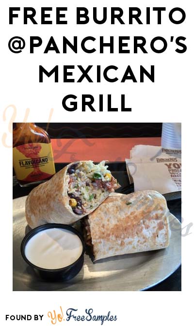 FREE Burrito At Panchero’s Mexican Grill For Downloading Rewards App