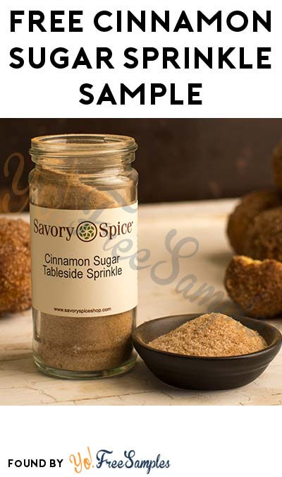 FREE Cinnamon Sugar Sprinkle Sample (In-Store Only)