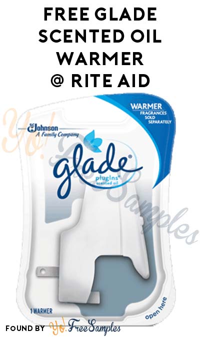 FREE Glade PlugIns Scented Oil Warmer At Rite Aid (Ibotta & Coupon Required)