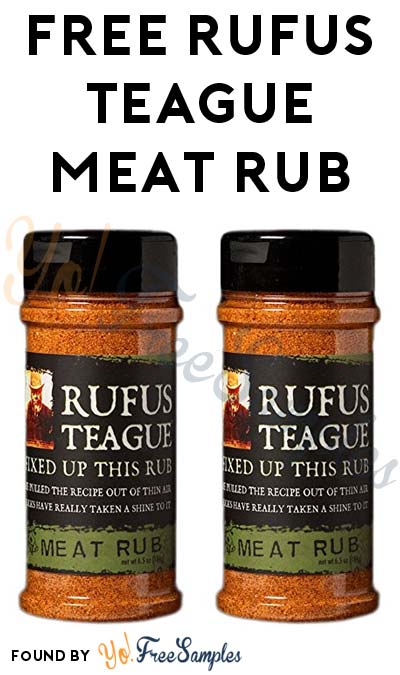 Enter Daily: FREE Rufus Teague Meat Rub For First Entry & Daily Sweet Prizes From Copenhagen [Verified Received By Mail]