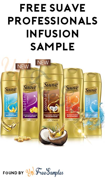 FREE Suave Professionals Infusion Sample At 12PM CT (Texas Only)