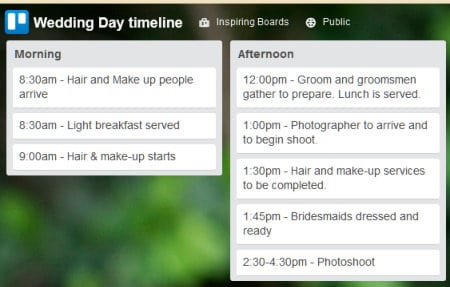 Trello for Wedding Planner - Free