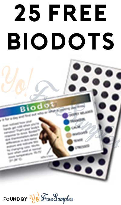 25 FREE Biodots Stress Level Assessing Dots