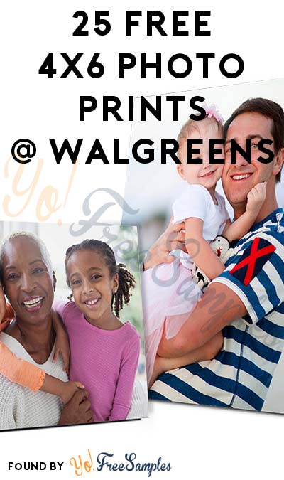 25 FREE 4×6 Photo Prints At Walgreens For Creating New Account