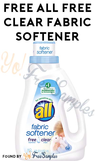 FREE All Free Clear Full-Size Fabric Softener