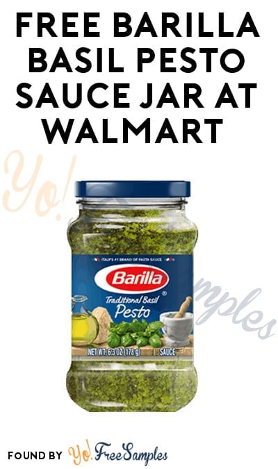 FREE Barilla Basil Pesto Sauce Jar At Walmart (Ibotta Required)