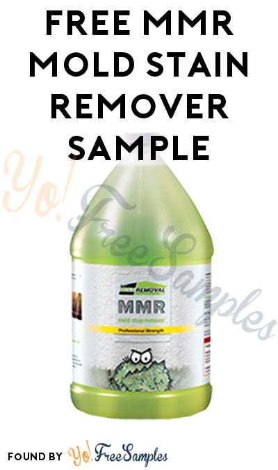 FREE MMR Mold Stain Remover Sample