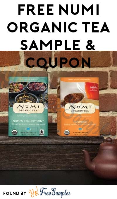 FREE Numi Organic Tea Sample & Coupon