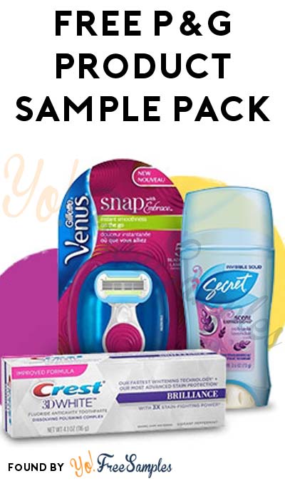 FREE P&G Product Sample Pack (Spanish Translation & Email Confirmation Required)