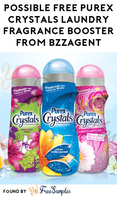 Possible FREE Purex Crystals Laundry Fragrance Booster From BzzAgent