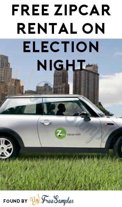 FREE Zipcar Rental November 8th 6PM-10PM