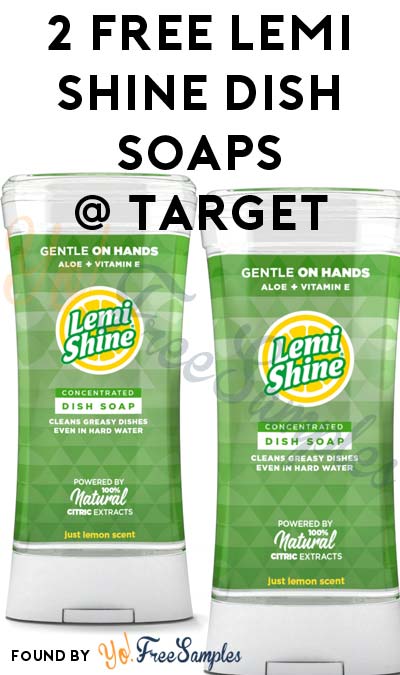 2 FREE Lemi Shine Dish Soaps At Target (Coupon Required)