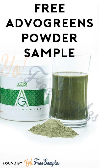 FREE AdvoGreens Powder Sample